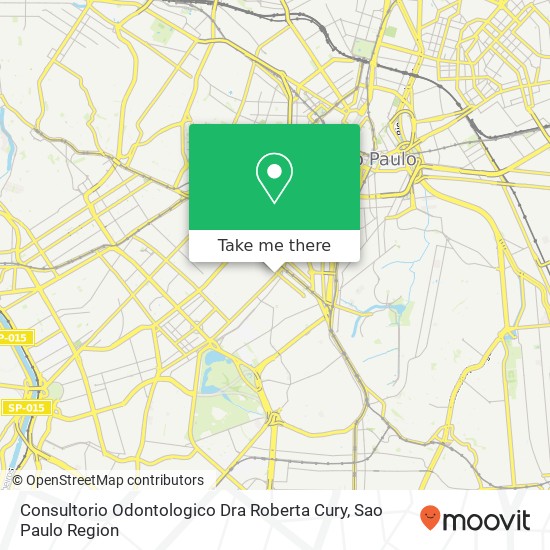 Mapa Consultorio Odontologico Dra Roberta Cury