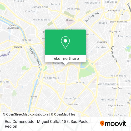 Rua Comendador Miguel Calfat 183 map