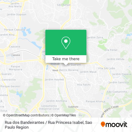 Rua dos Bandeirantes / Rua Princesa Isabel map