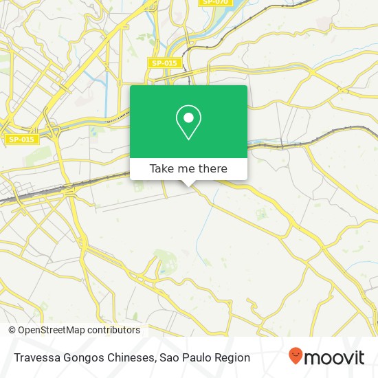 Travessa Gongos Chineses map