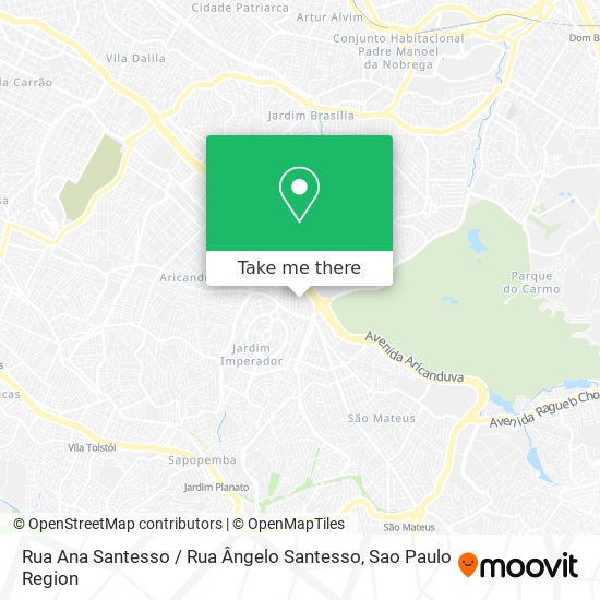 Mapa Rua Ana Santesso / Rua Ângelo Santesso