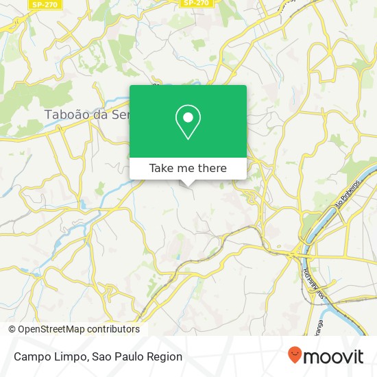 Campo Limpo map