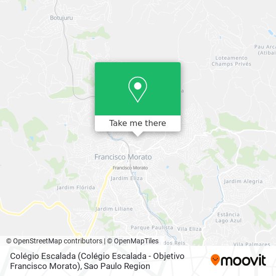 Colégio Escalada (Colégio Escalada - Objetivo Francisco Morato) map