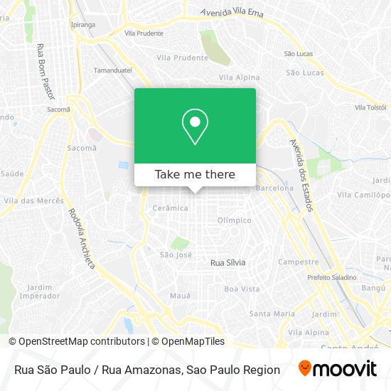 Rua São Paulo / Rua Amazonas map