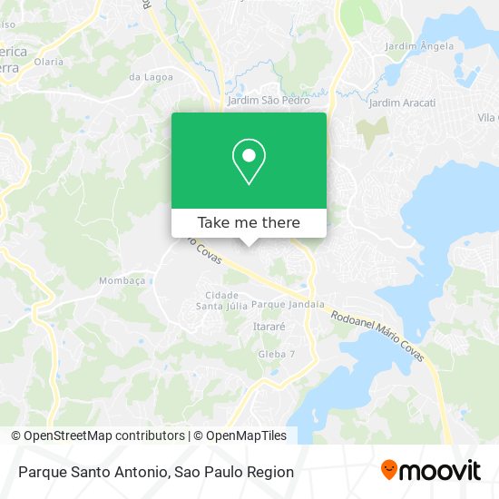 Parque Santo Antonio map