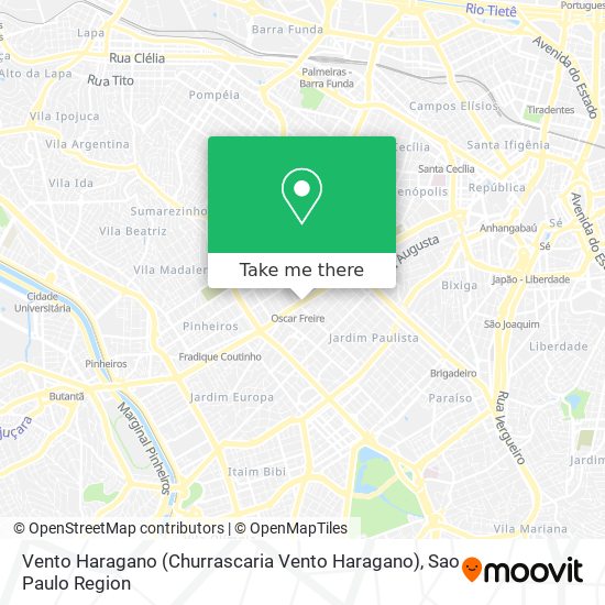 Vento Haragano (Churrascaria Vento Haragano) map