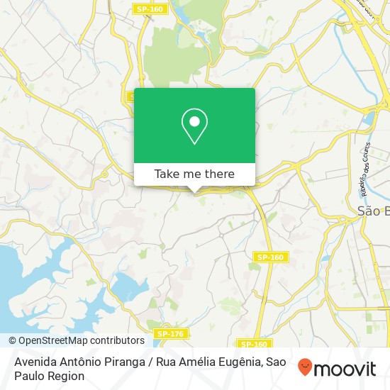 Avenida Antônio Piranga / Rua Amélia Eugênia map