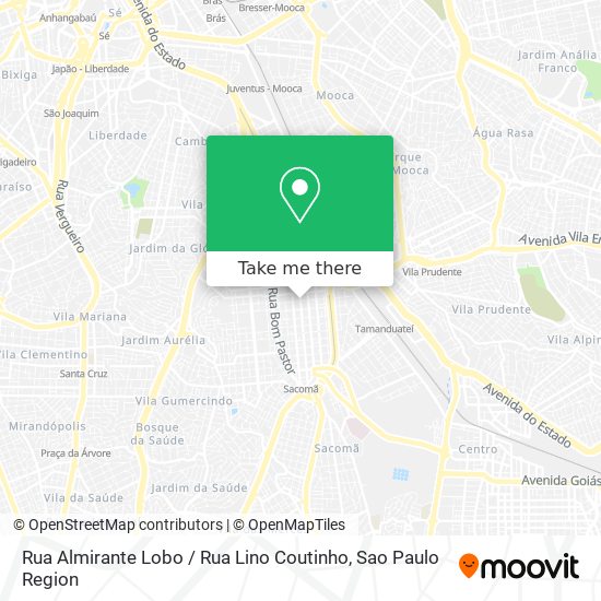 Rua Almirante Lobo / Rua Lino Coutinho map