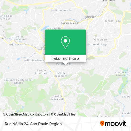 Mapa Rua Nádia 24