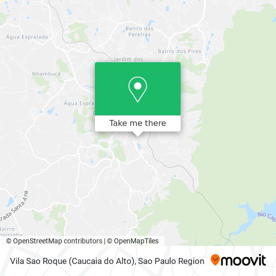 Vila Sao Roque (Caucaia do Alto) map