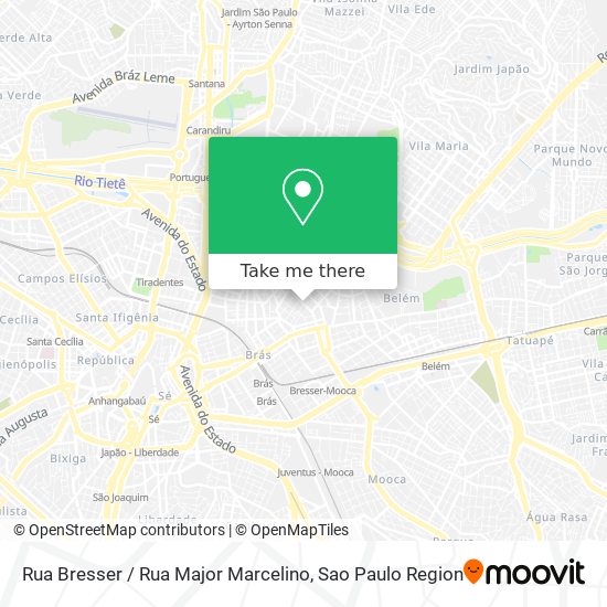 Rua Bresser / Rua Major Marcelino map