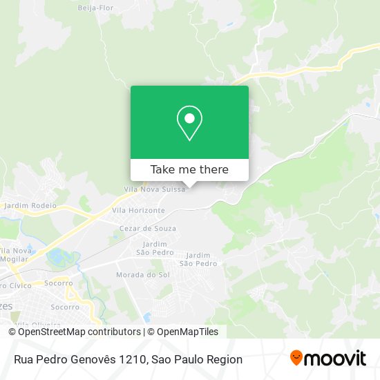 Rua Pedro Genovês 1210 map