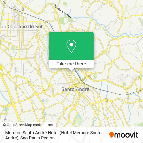 Mercure Santo André Hotel map