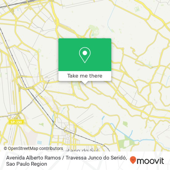Mapa Avenida Alberto Ramos / Travessa Junco do Seridó