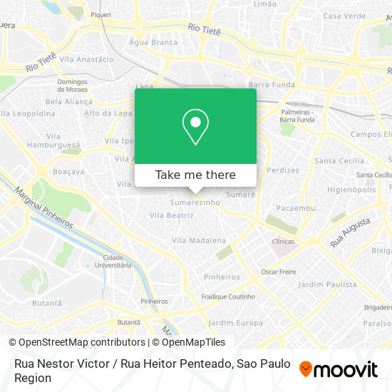Rua Nestor Victor / Rua Heitor Penteado map