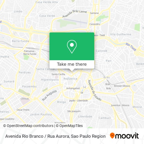 Avenida Rio Branco / Rua Aurora map