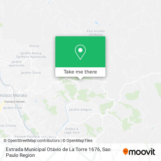 Estrada Municipal Otávio de La Torre 1676 map