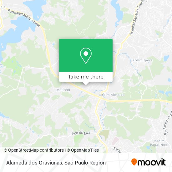 Alameda dos Graviunas map