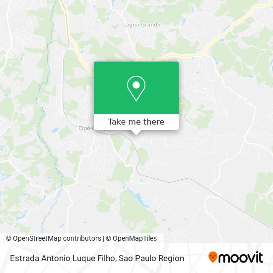 Estrada Antonio Luque Filho map
