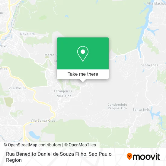 Rua Benedito Daniel de Souza Filho map