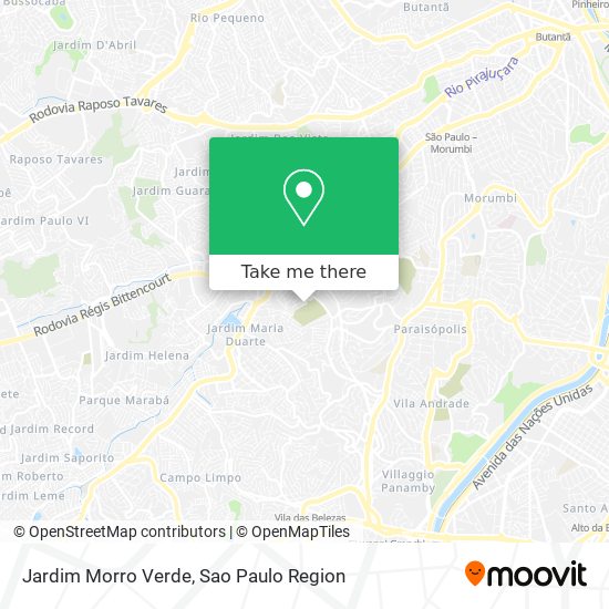Mapa Jardim Morro Verde