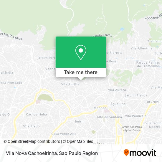 Mapa Vila Nova Cachoeirinha