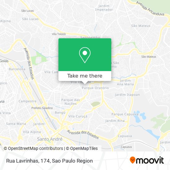 Rua Lavrinhas, 174 map