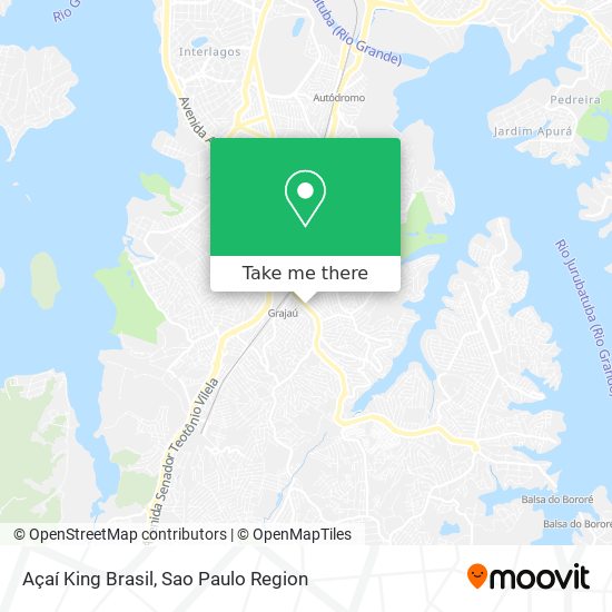 Açaí King Brasil map