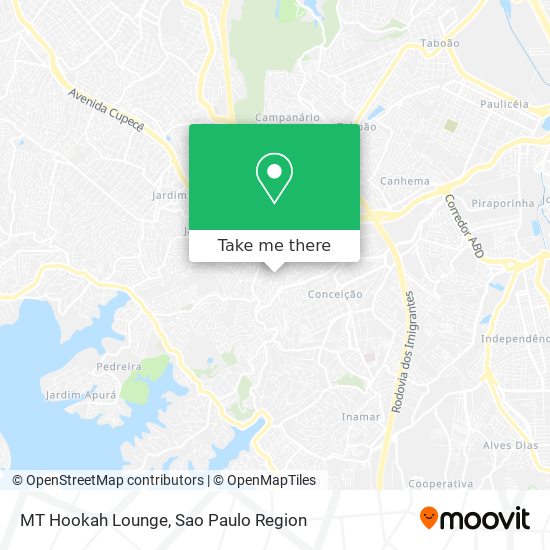 MT Hookah Lounge map