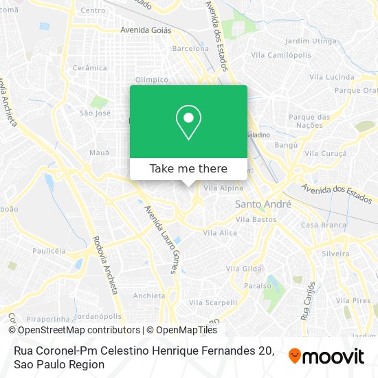 Rua Coronel-Pm Celestino Henrique Fernandes 20 map