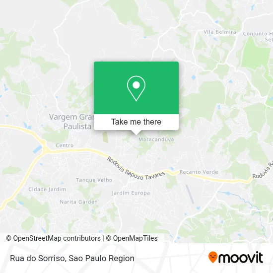 Rua do Sorriso map