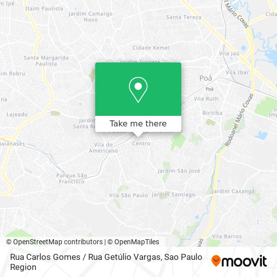 Rua Carlos Gomes / Rua Getúlio Vargas map