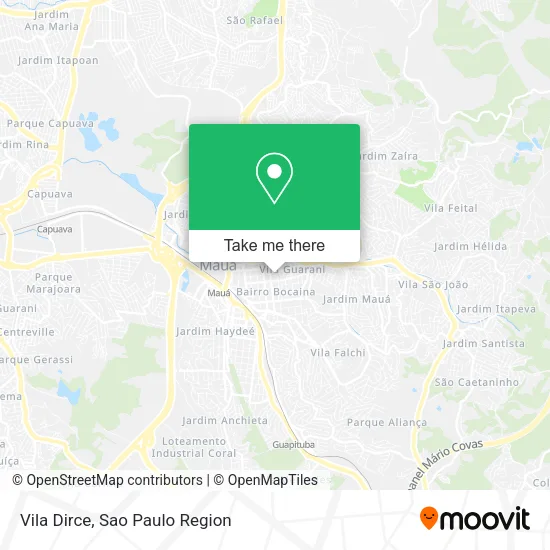 Vila Dirce map