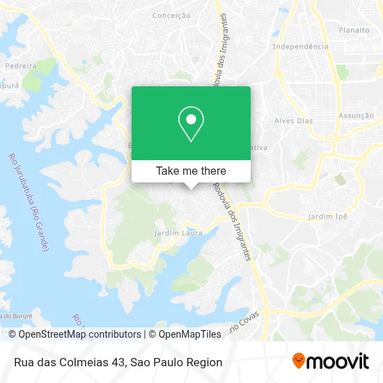 Rua das Colmeias 43 map