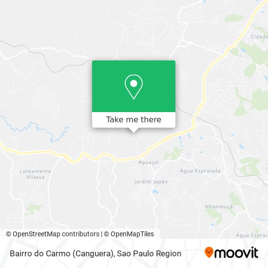 Bairro do Carmo (Canguera) map