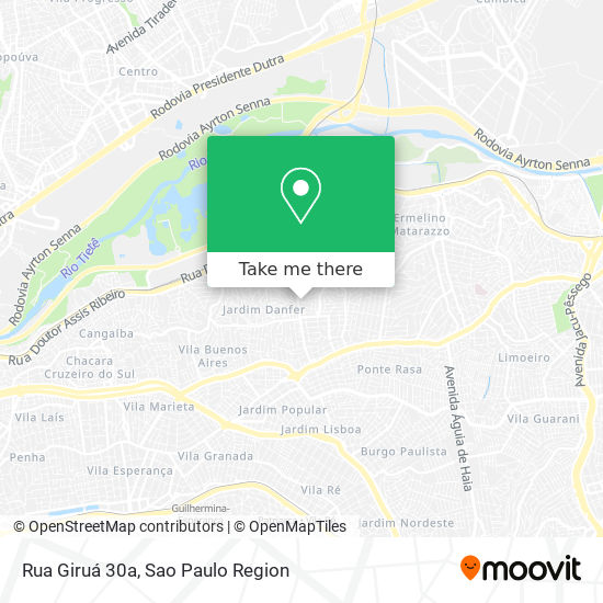 Mapa Rua Giruá 30a