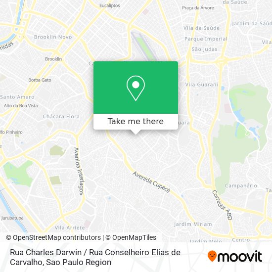 Rua Charles Darwin / Rua Conselheiro Elias de Carvalho map