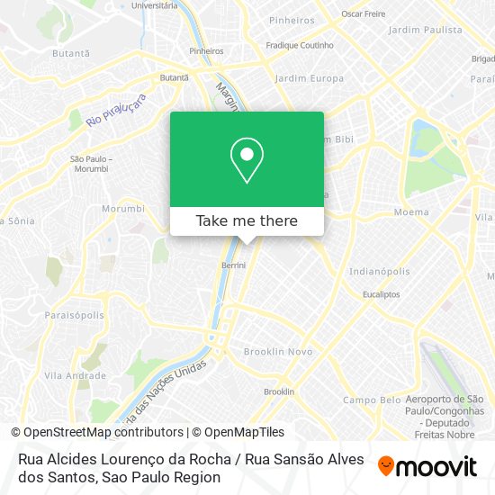 Rua Alcides Lourenço da Rocha / Rua Sansão Alves dos Santos map