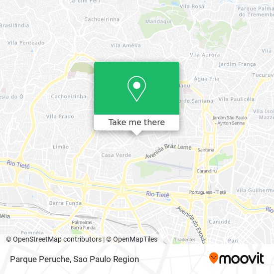 Parque Peruche map