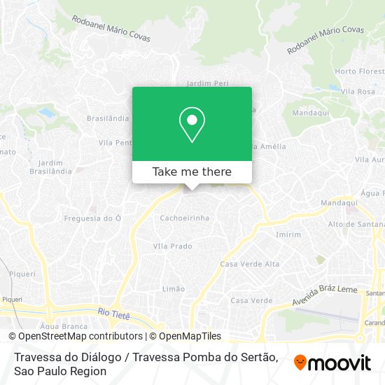 Travessa do Diálogo / Travessa Pomba do Sertão map