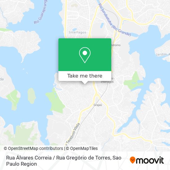 Mapa Rua Álvares Correia / Rua Gregório de Torres