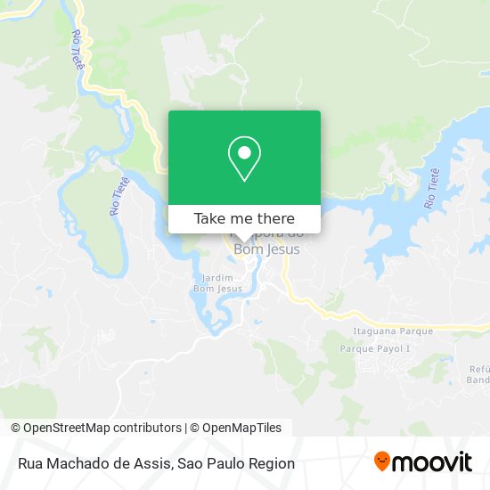 Mapa Rua Machado de Assis