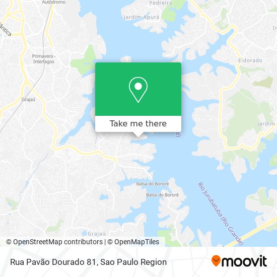 Rua Pavão Dourado 81 map
