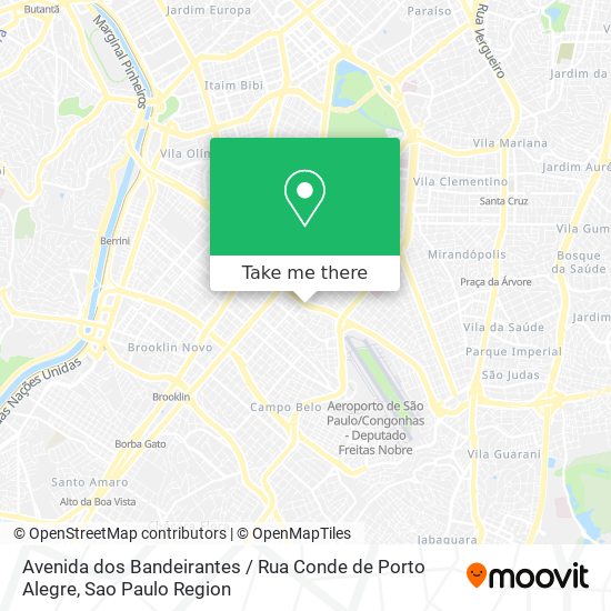 Avenida dos Bandeirantes / Rua Conde de Porto Alegre map