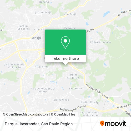 Parque Jacarandas map