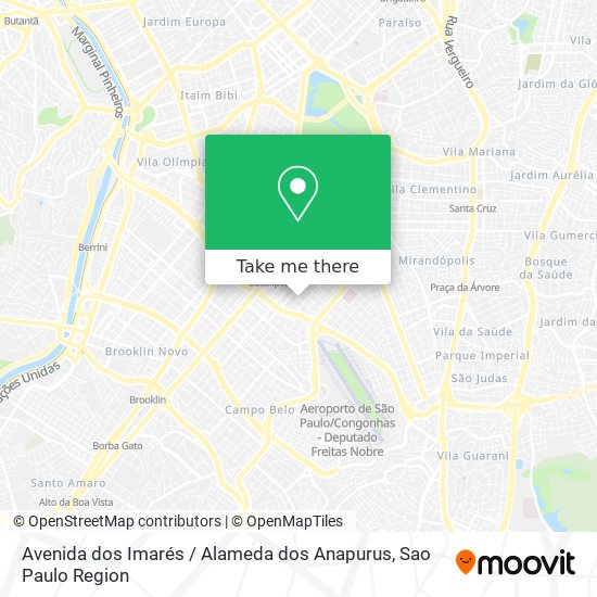 Mapa Avenida dos Imarés / Alameda dos Anapurus