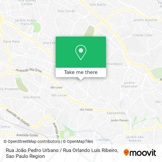 Rua João Pedro Urbano / Rua Orlando Luís Ribeiro map