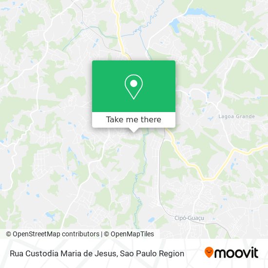 Rua Custodia Maria de Jesus map