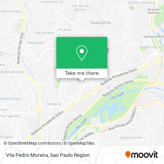 Vila Pedro Moreira map