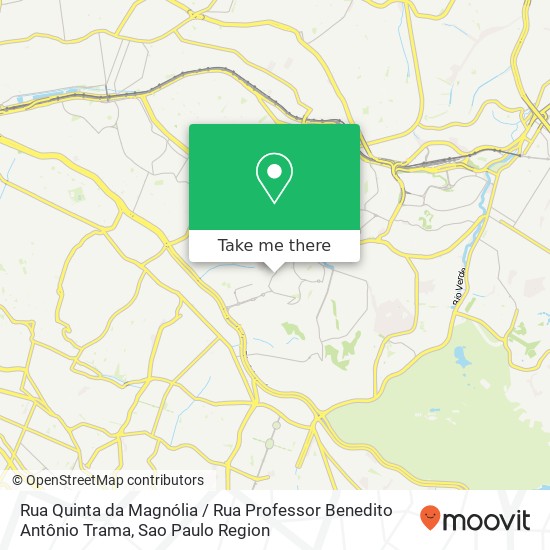 Rua Quinta da Magnólia / Rua Professor Benedito Antônio Trama map